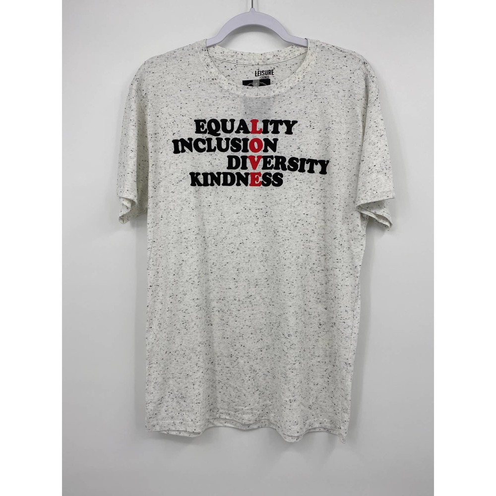 SOLD Leisure Lounge Equality Short Sleeve T-shirt - NEW - Picture 3 of 11
